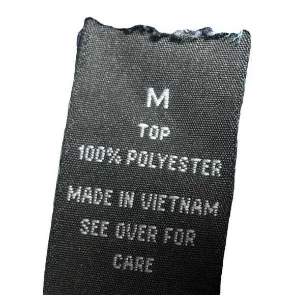 Vintage 90's Alyx Blouse One Shoulder Kimono Sleeve Club y2k Coquette ALT egirl - Picture 7 of 9